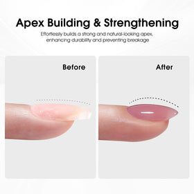 Application of CANNI builder gel on nails