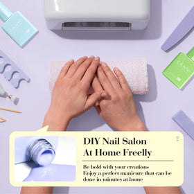 Application of CANNI Gel Nail Polish on nails