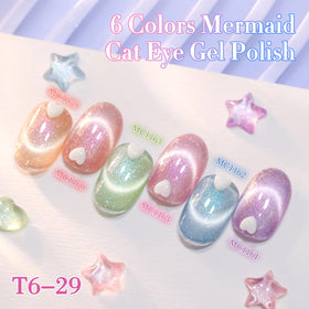 Application of Double Rhythm Gel Nail Polish under UV lamp
