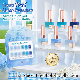 Application of Double Rhythm Gel Polish on nails
