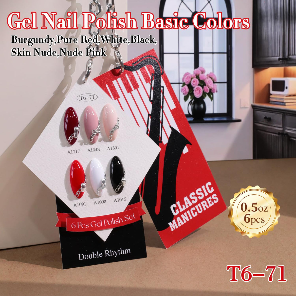 Application of Double Rhythm Gel Polish on nails
