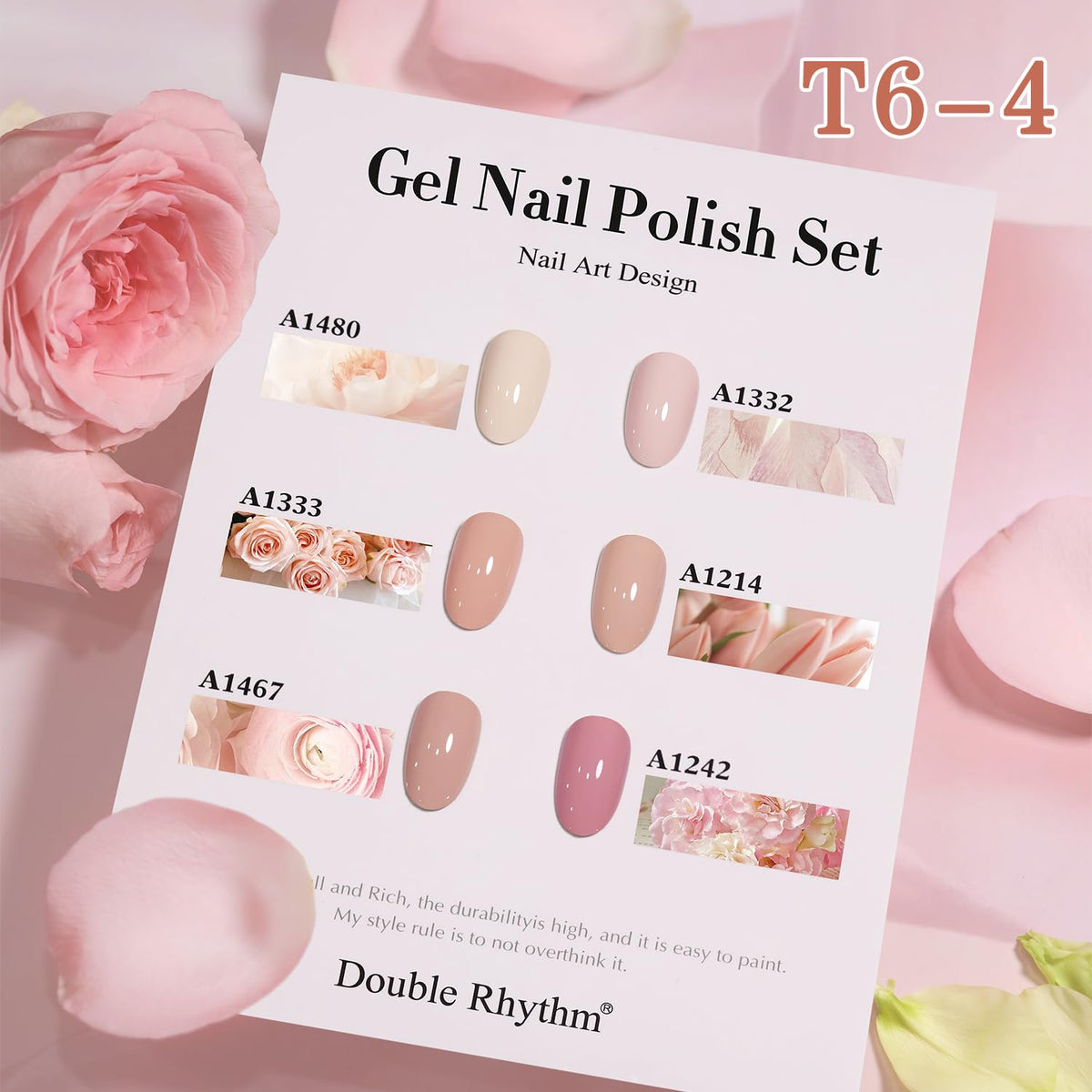 Application of Double Rhythm Gel Polish on nails