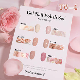 Application of Double Rhythm Gel Polish on nails