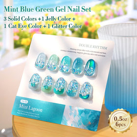 Application of Double Rhythm Gel Polish on nails