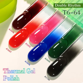 Application of Double Rhythm Gel Polish on nails
