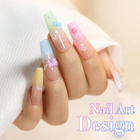 Application of Double Rhythm Gel Polish under UV lamp