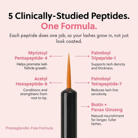 Application of Forchics Eyelash Growth Serum along lash line