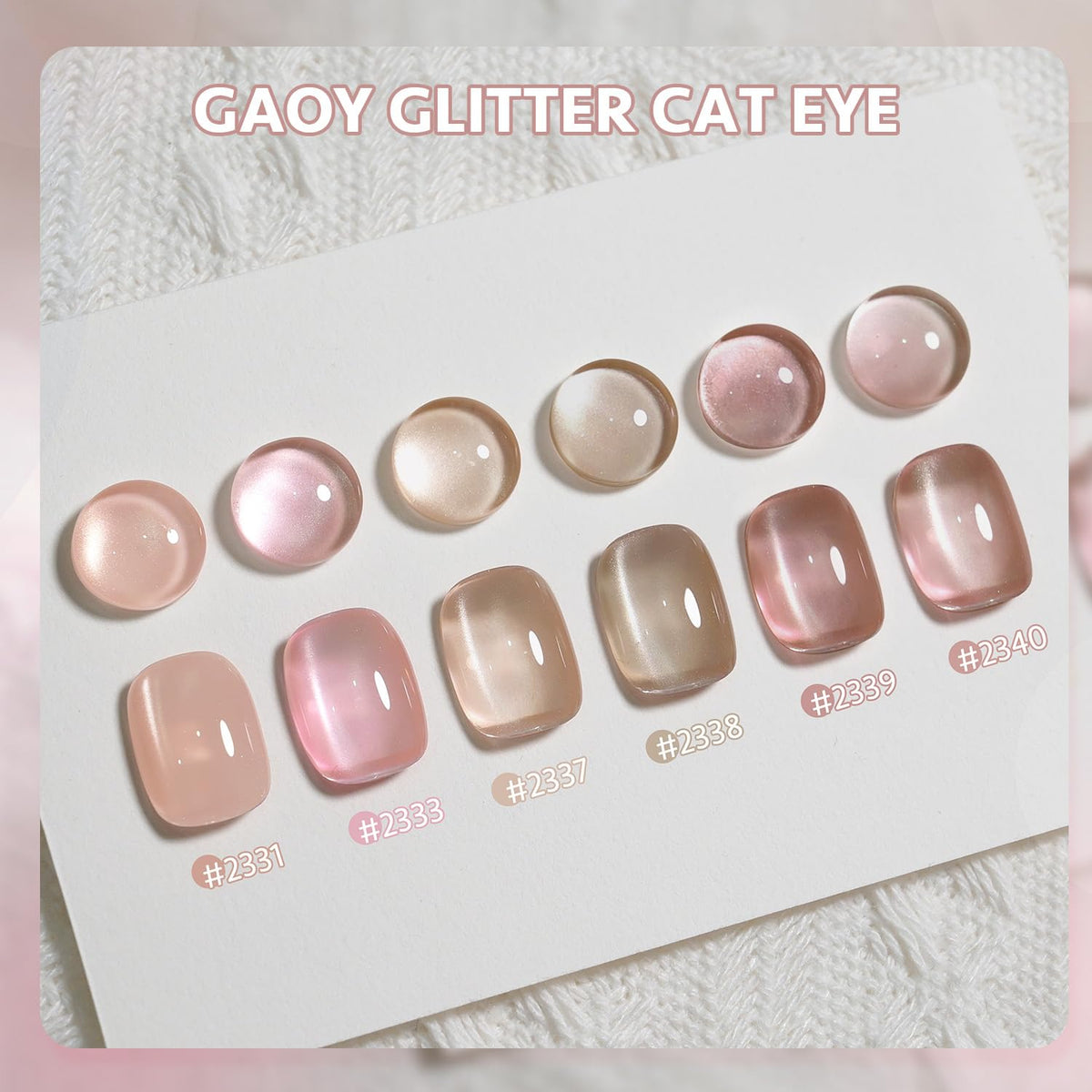 Application of GAOY Cat Eye Gel Nail Polish with UV light