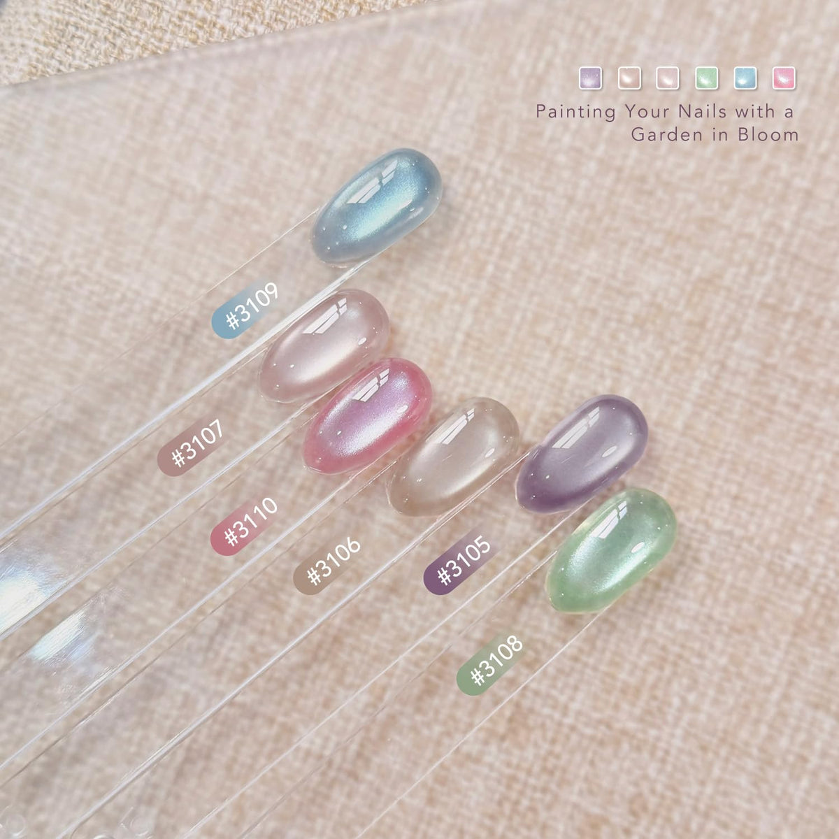 Application of GAOY cat eye gel polish with magnet