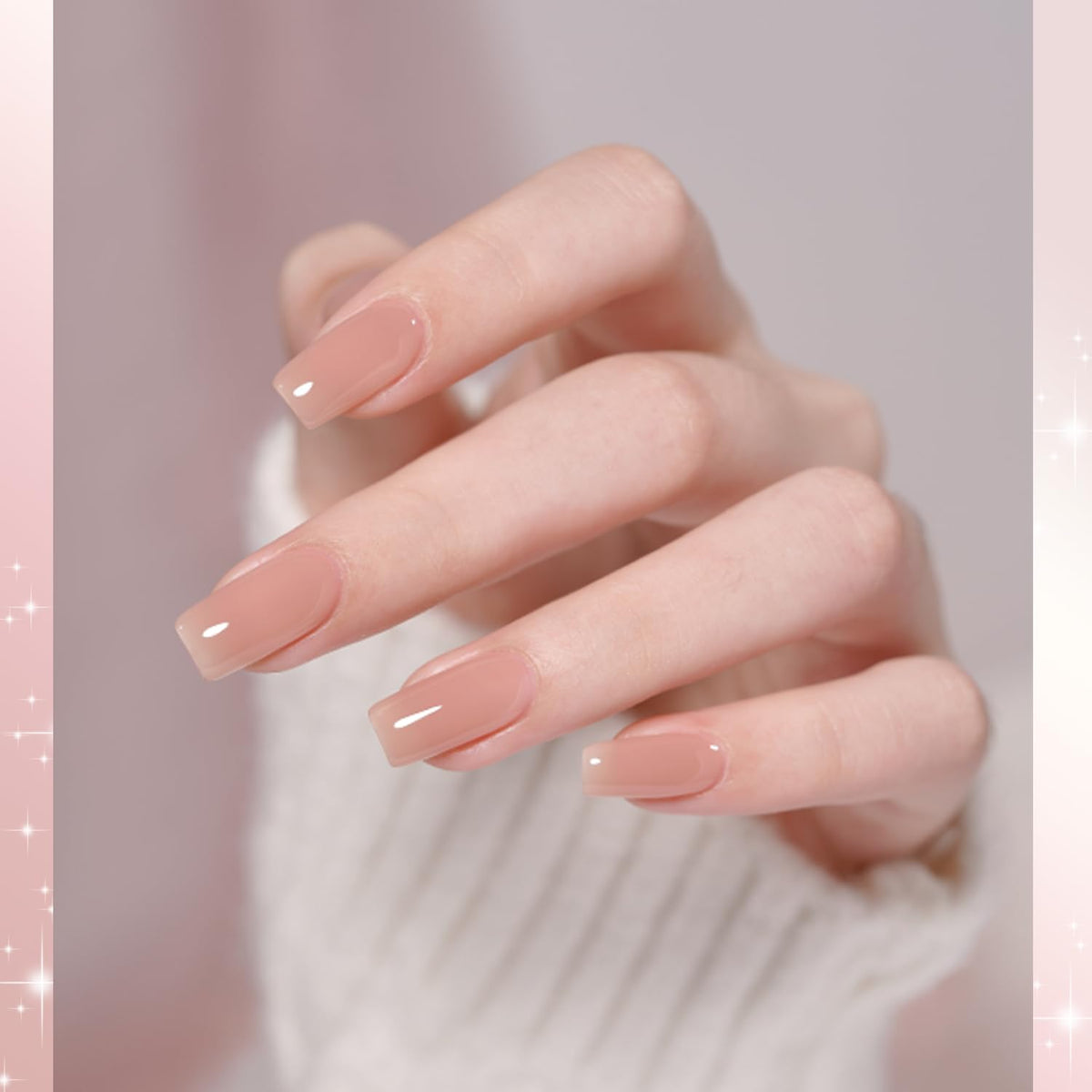 Application of GAOY gel nail polish on nails