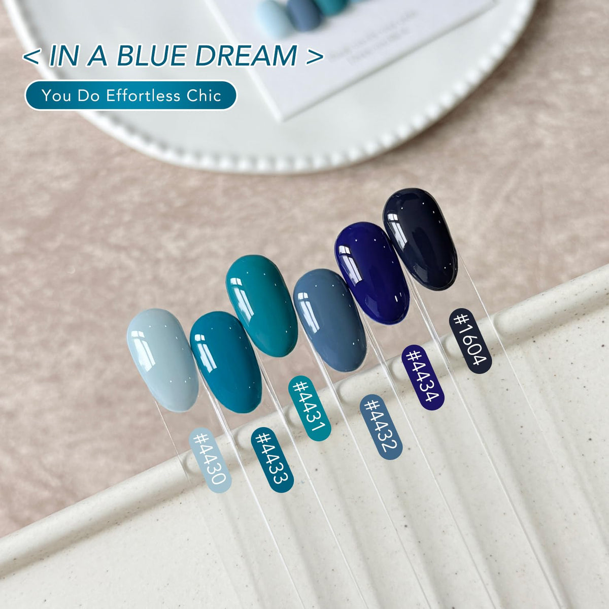 Application of GAOY gel nail polish with glossy finish