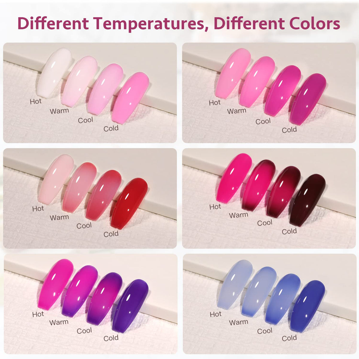 Application of GAOY gel polish with UV light curing
