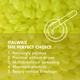Application of Italwax Argan Hard Wax on skin