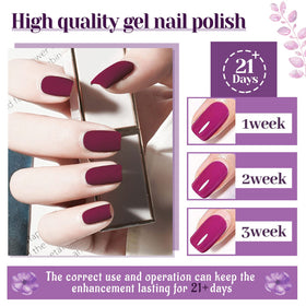 Application of JODSONE gel nail polish on nails