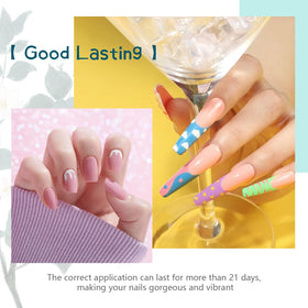Application of JODSONE gel polish on nails