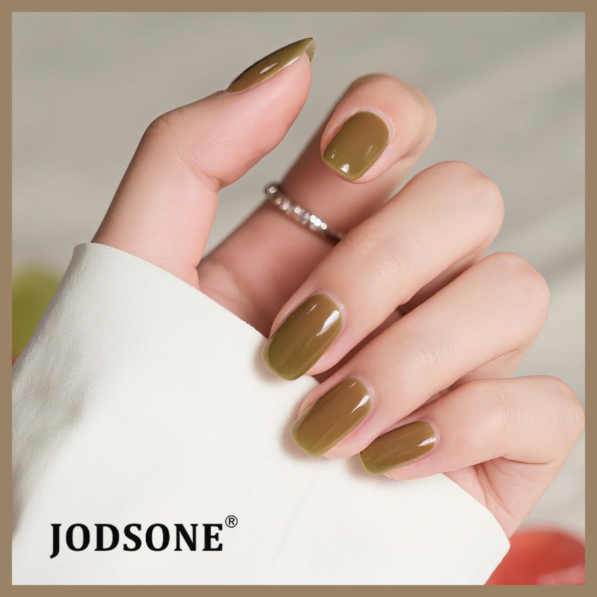 Application of JODSONE jelly gel polish on nails