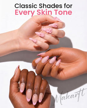 Application of Makartt Gel Nail Polish on nails
