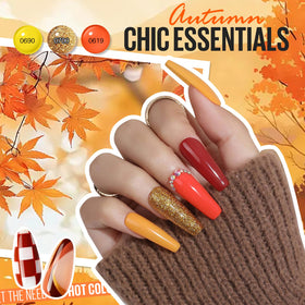 Application of MEFA gel nail polish on nails