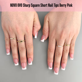 Application of NOVO OVO nail tips using UV gel
