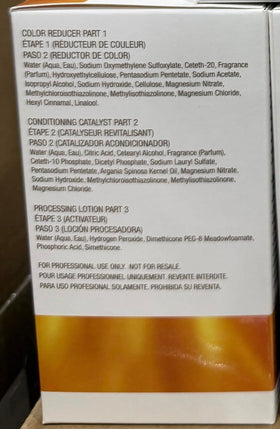 Application of One 'N Only Colorfix Hair Color Remover on hair