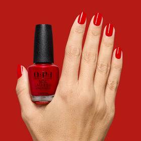 Application of OPI Vodka & Caviar Nail Lacquer on nails