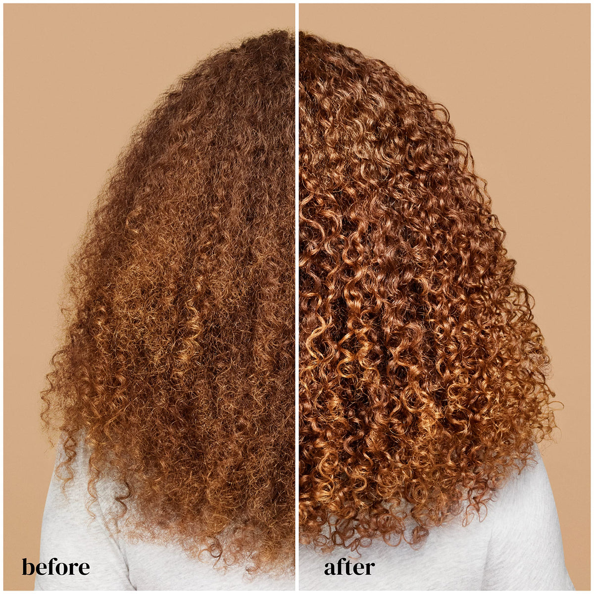 Application of Ouidad Curl Gel on curly hair