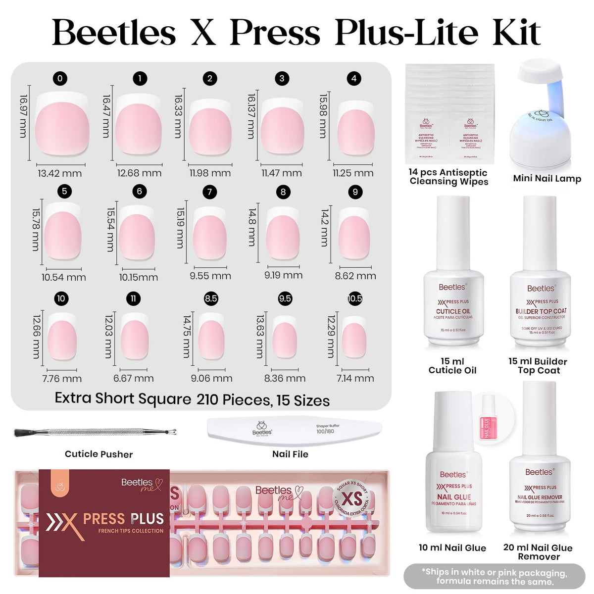 Application of press on nails with quick-dry glue