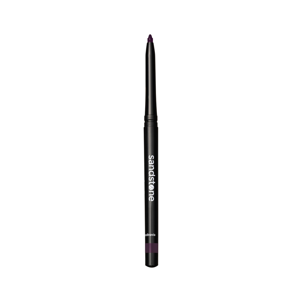 Application of Sandstone Scandinavia eyeliner pencil on eyelid