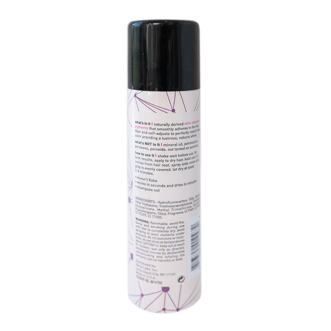 Application of STYLE EDIT Root Touch Up Spray on roots