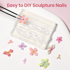 Application of SUPWEE 3D Sculpting Gel on nails