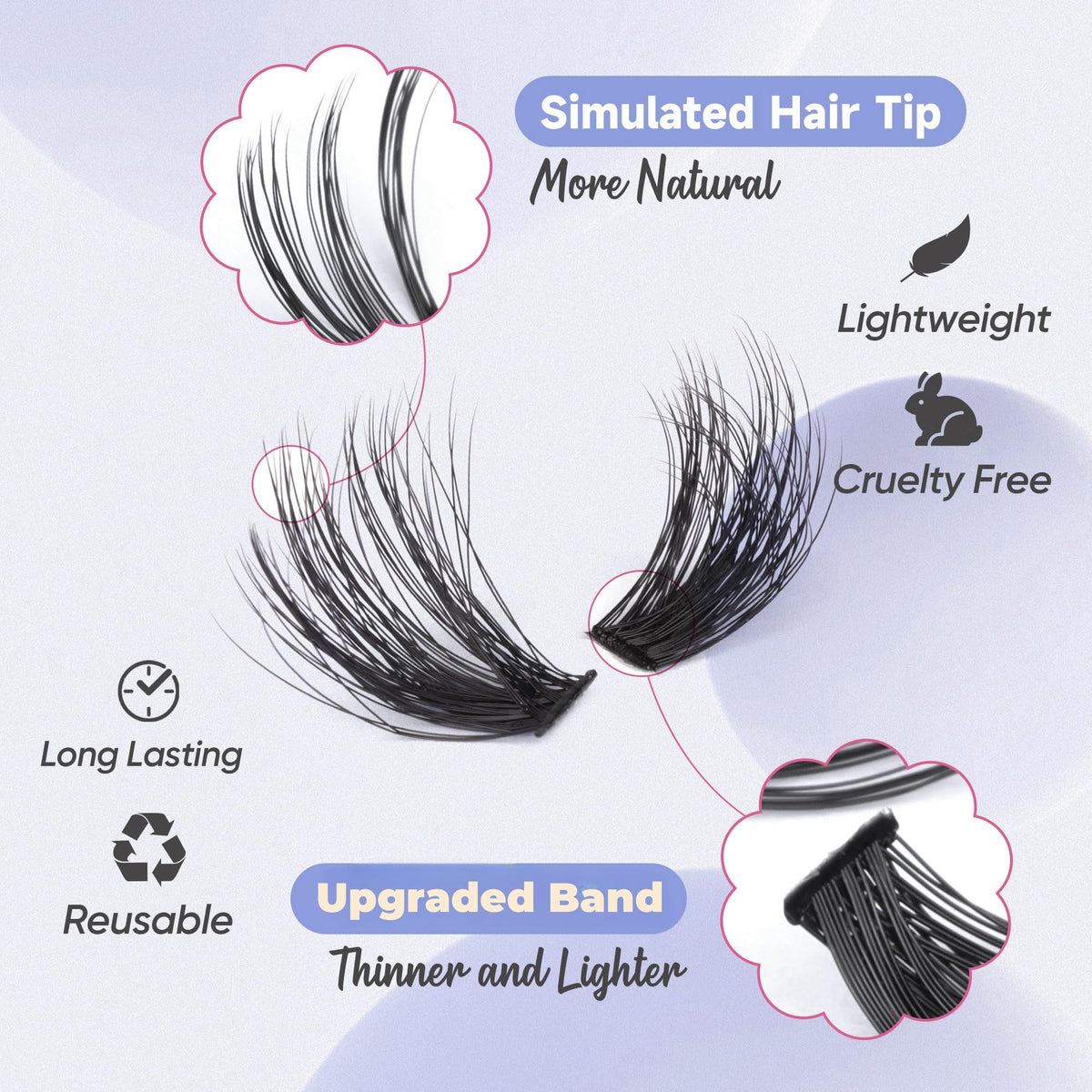 Application of TOOCHUNAG lash clusters on model