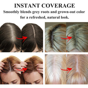 Application of VOLLUCK Root Touch Up Powder on hairline
