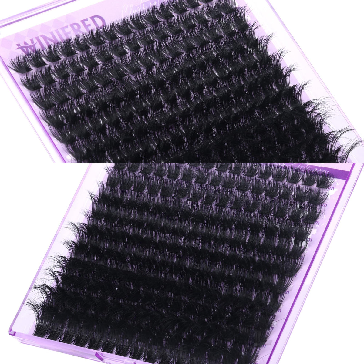 Application of Winifred lashes using tweezers