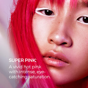 Application of XMONDO Super Pink Mask on hair strands