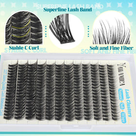 Application of Yawamica lash clusters on natural lashes