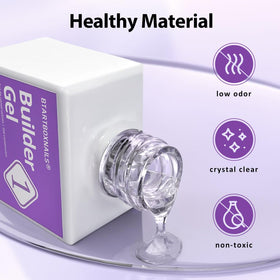 Application process for BTARTBOXNAILS builder gel