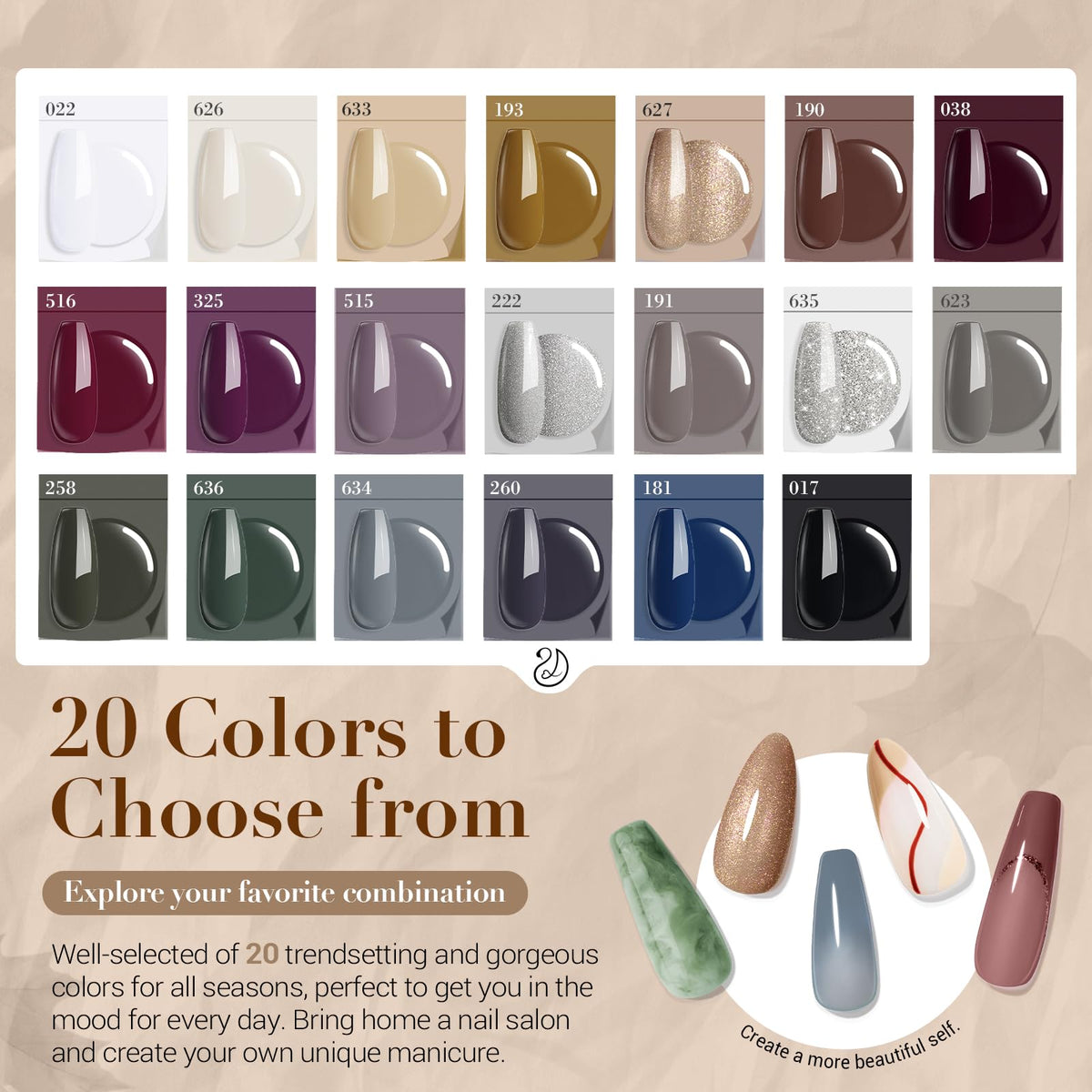 Application process of AZUREBEAUTY dip powder nails