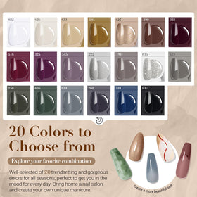 Application process of AZUREBEAUTY dip powder nails
