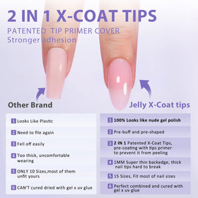 Application process of BTArtbox Pink Press On Nails