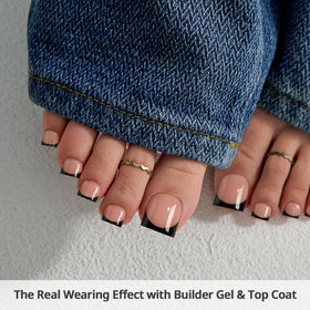 Application process of BTARTBOXNAILS press on toe nails