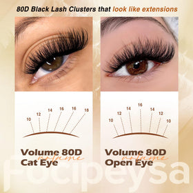 Application process of Focipeysa lash extension kit