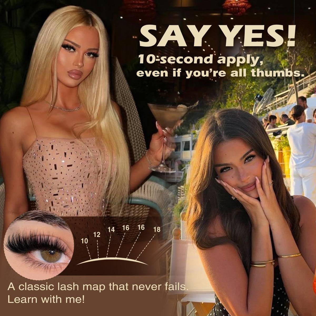 Application process of Focipeysa lash extensions