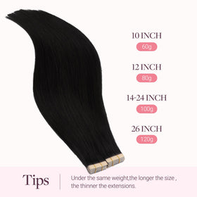 Application process of GOO GOO Tape in Hair Extensions