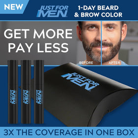 Application process of Just for Men 1-Day Beard & Brow Color