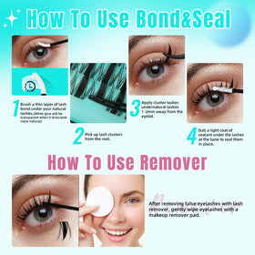 Application process of manga lashes using the kit