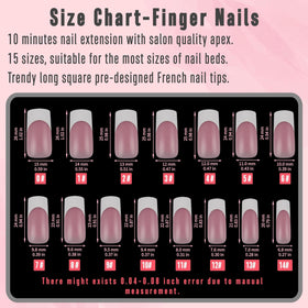 Application process of NOVO OVO nail tips with UV gel