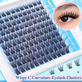 Application process of PHKERATA lash clusters with precision tweezers