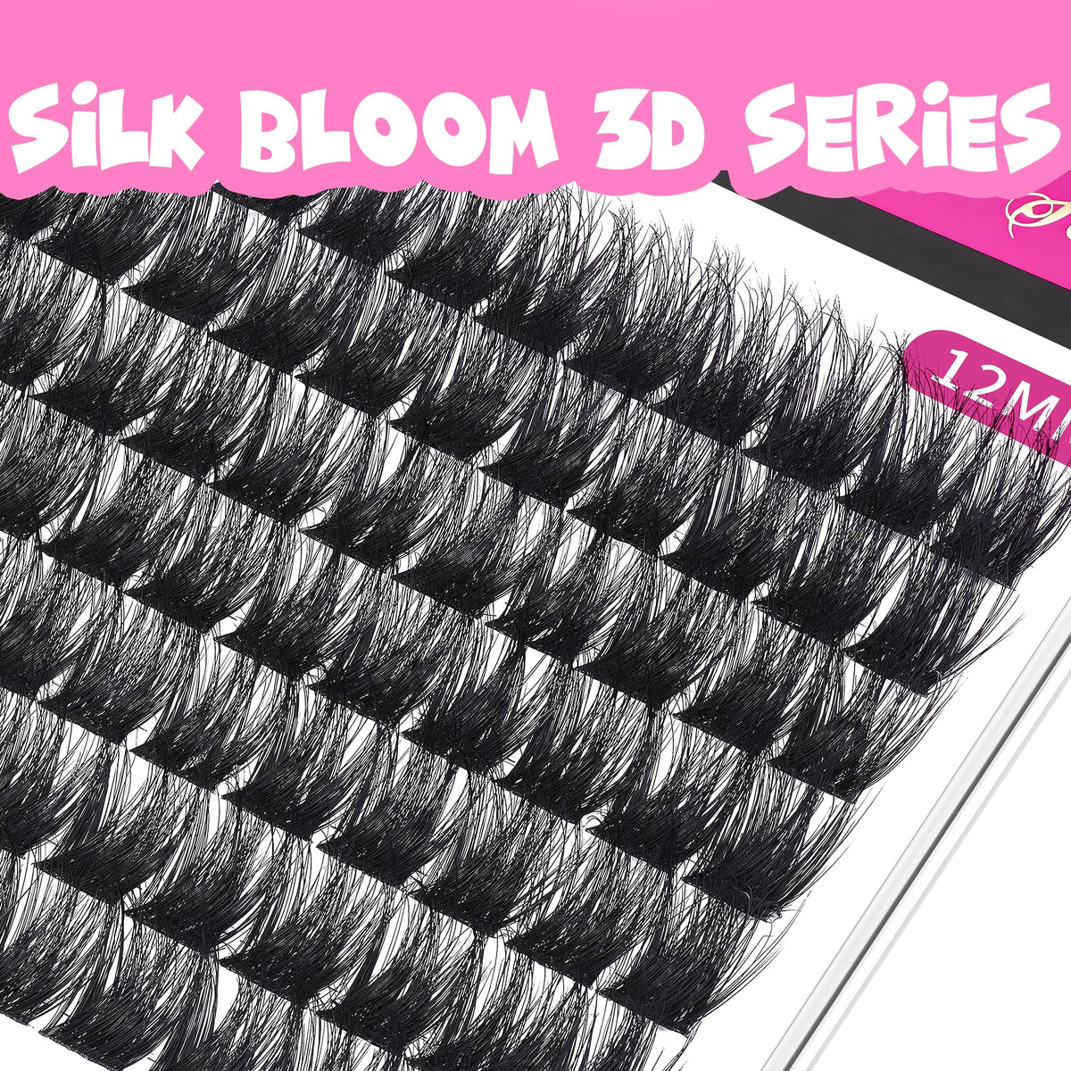 Application process of VEYESBEAUTY Lash Clusters on natural lashes