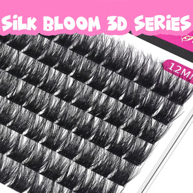 Application process of VEYESBEAUTY Lash Clusters on natural lashes