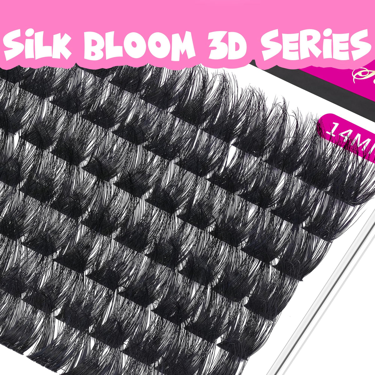 Application process of VEYESBEAUTY Lash Clusters on natural lashes